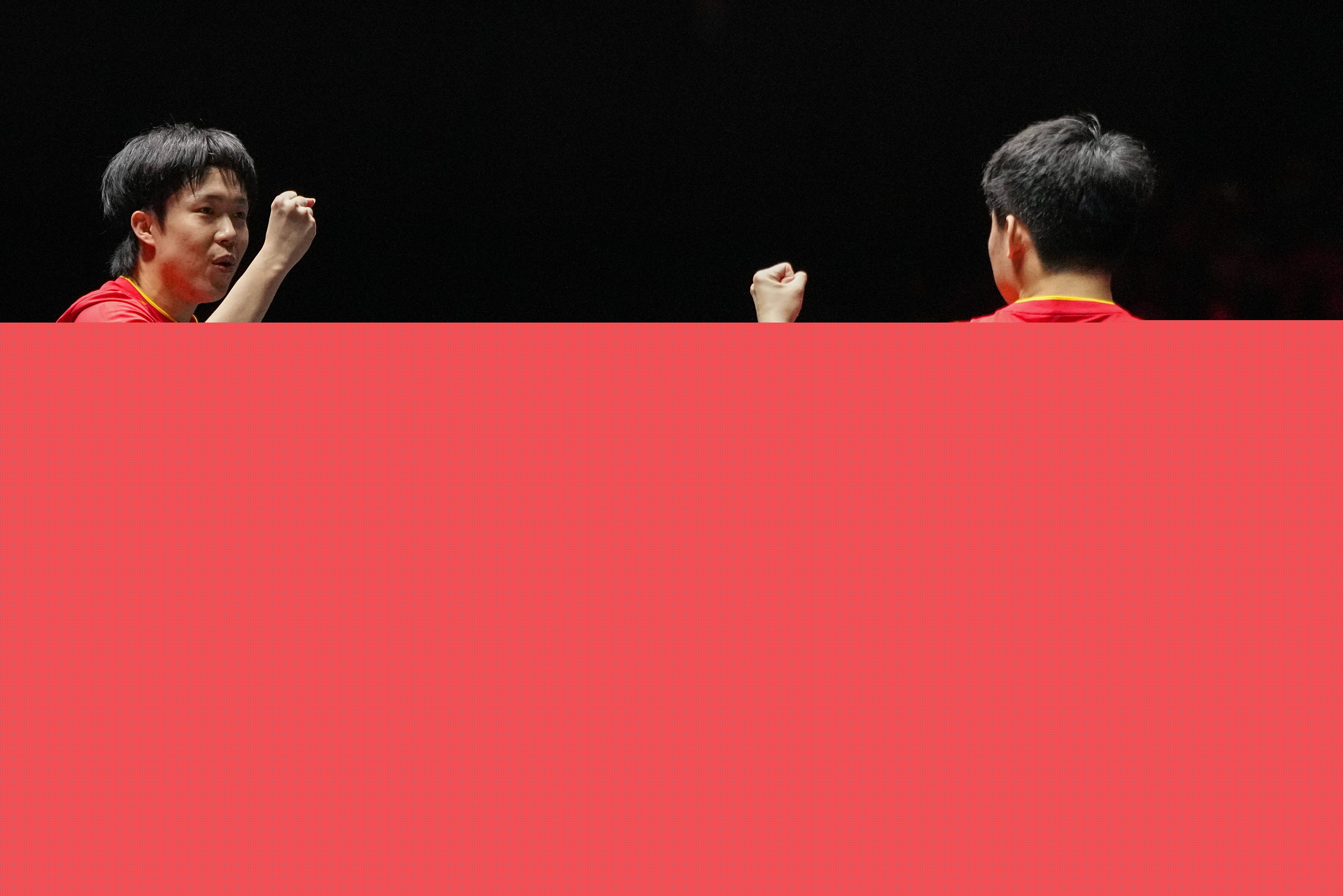 （体育）乒乓球——WTT中国大满贯赛：王楚钦/林诗栋晋级男双决赛