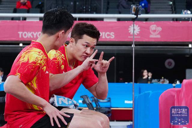 中国组合包揽东京夏季听障奥运会乒乓球男双冠亚军
